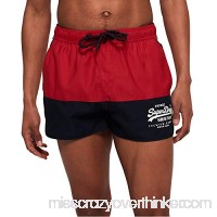 Superdry Men's Marine Racer Swim Shorts Flag Red Darkest Navy B07PXHT8LJ